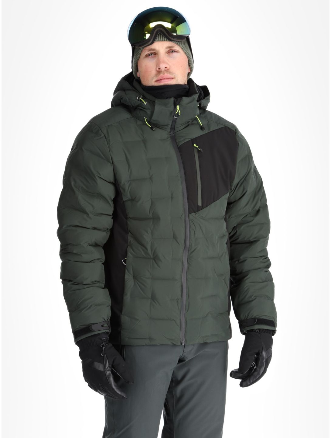 Icepeak, Dickinson ski jacket men Dark Olive green 