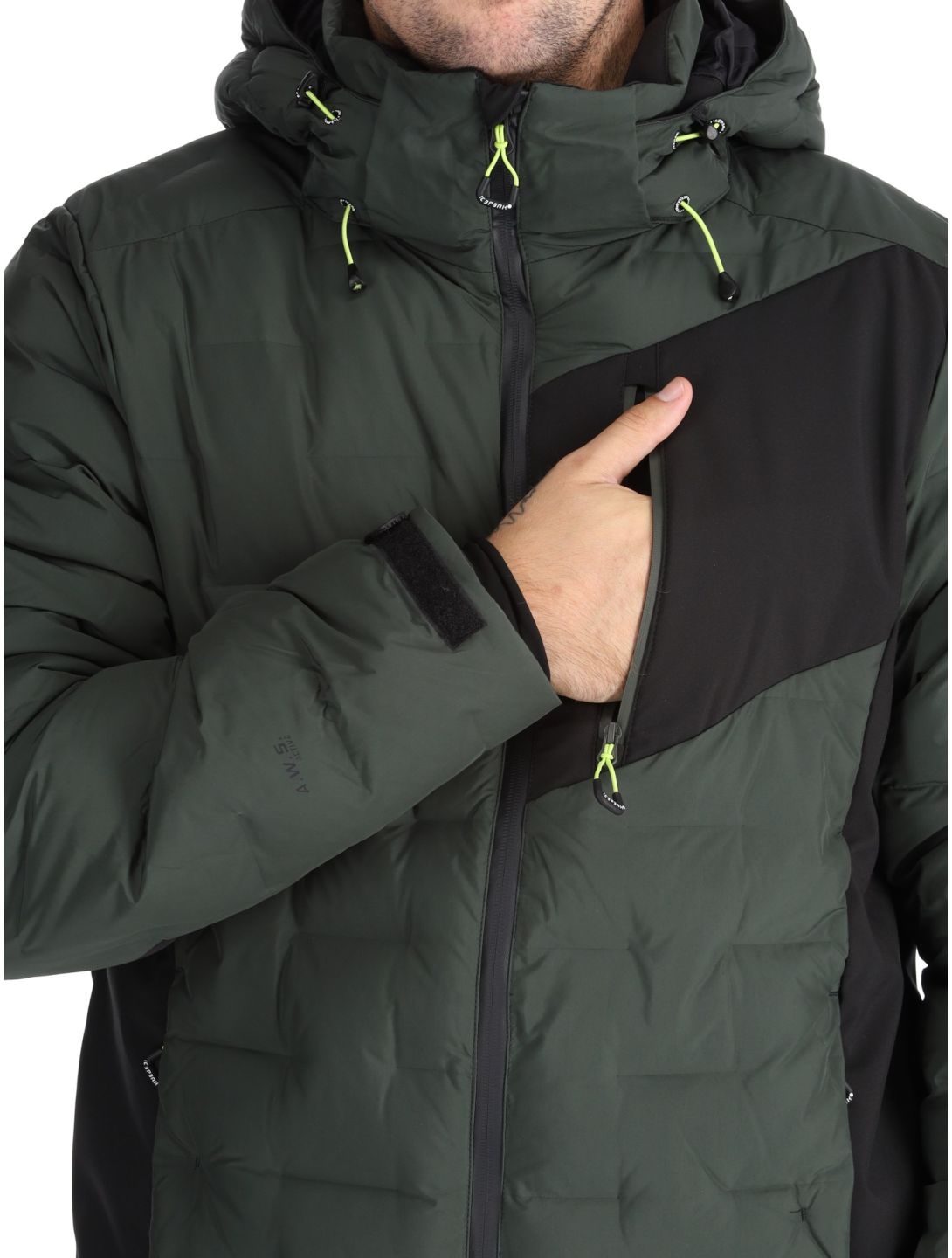 Icepeak, Dickinson ski jacket men Dark Olive green 