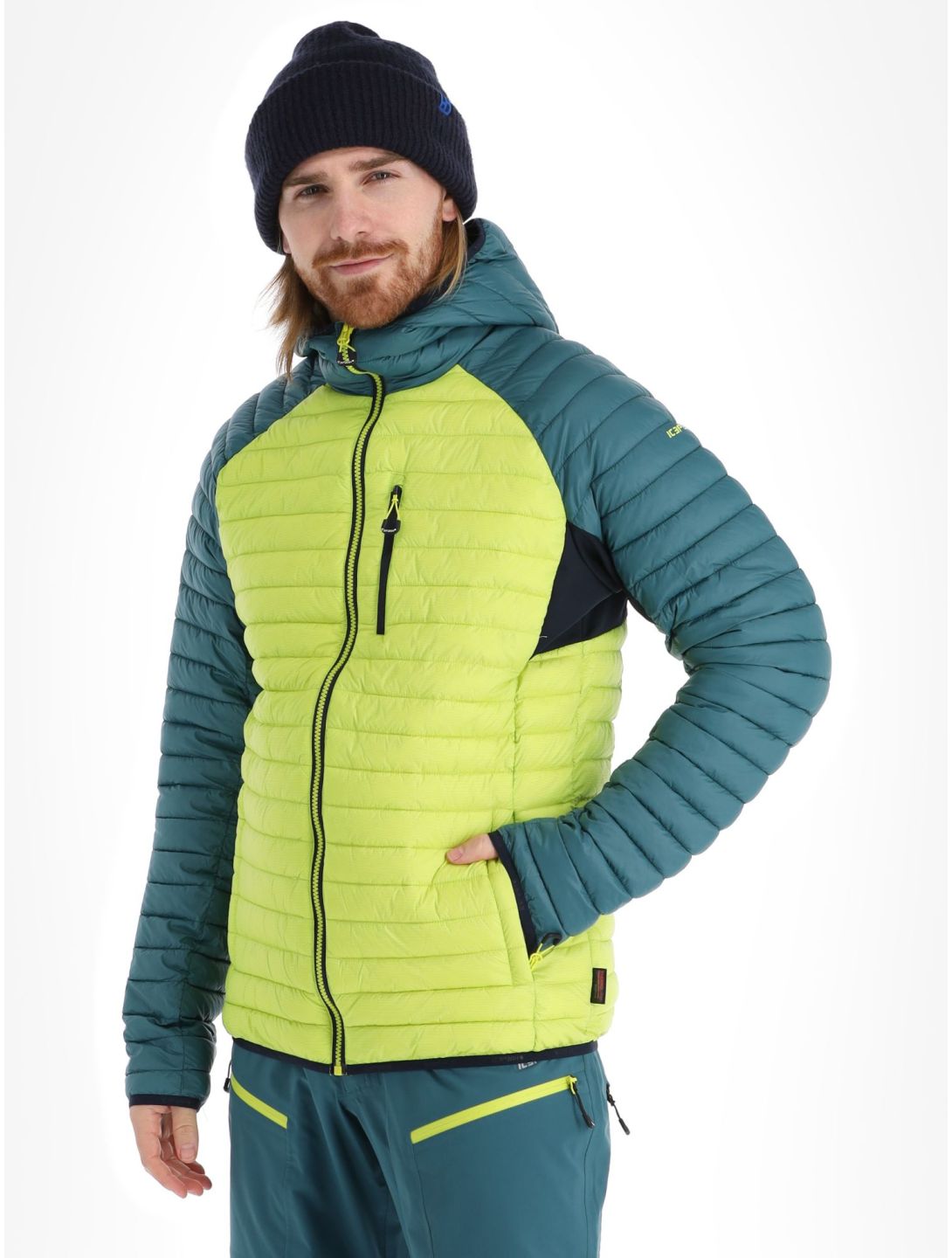 Icepeak, Dillon down jacket men Light Green green 