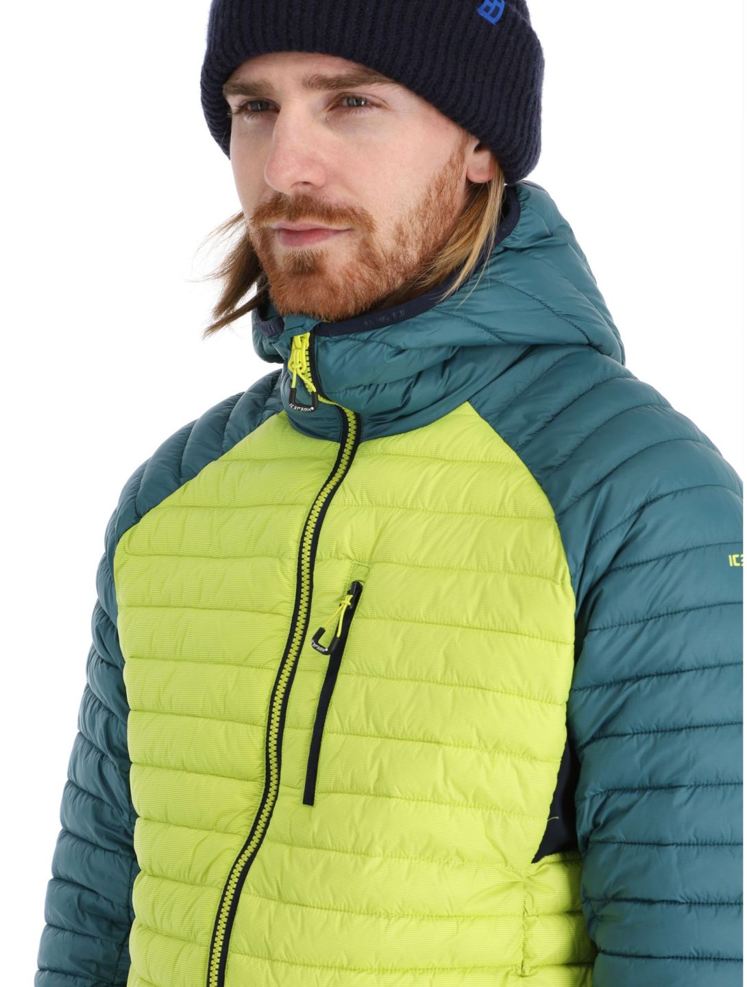 Icepeak, Dillon down jacket men Light Green green 