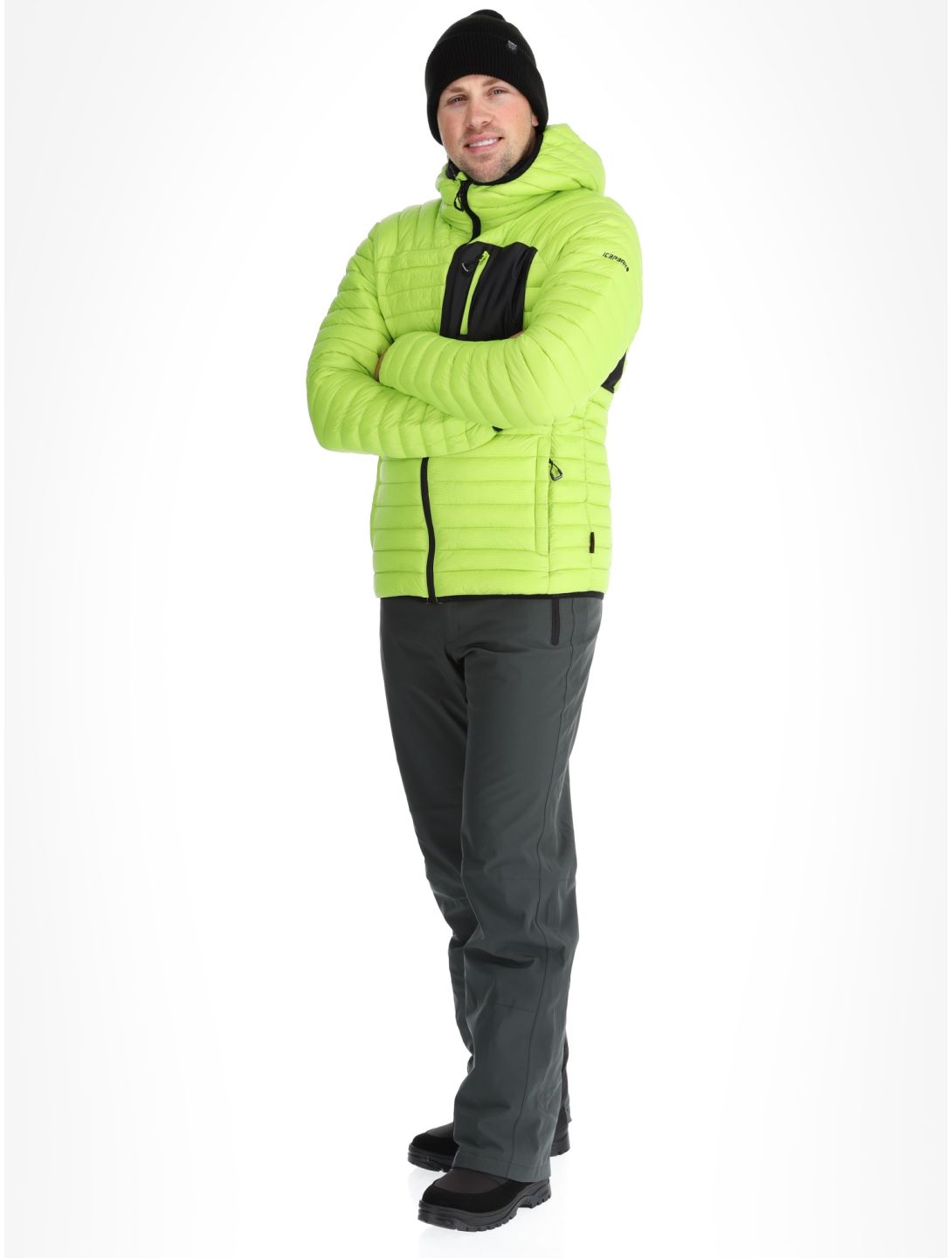 Icepeak, Dillon down jacket men Light Green green 