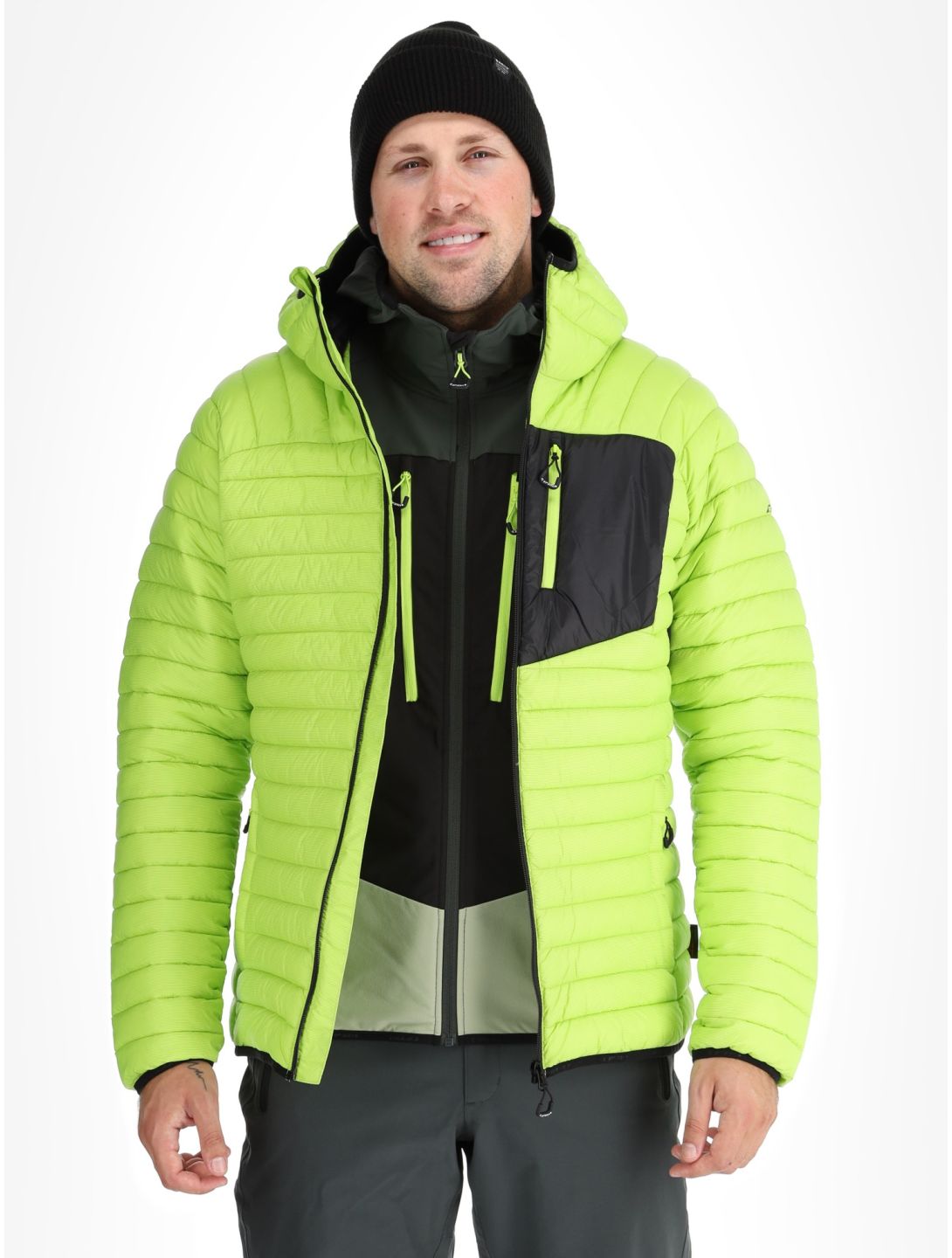 Icepeak, Dillon down jacket men Light Green green 