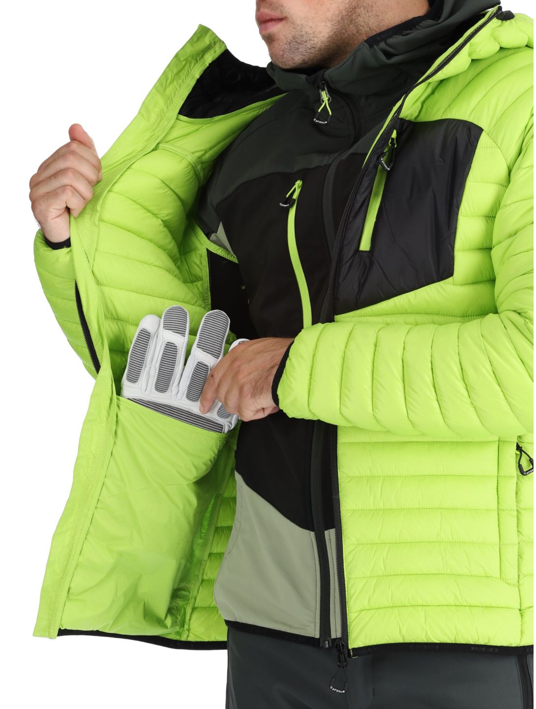 Icepeak, Dillon down jacket men Light Green green 