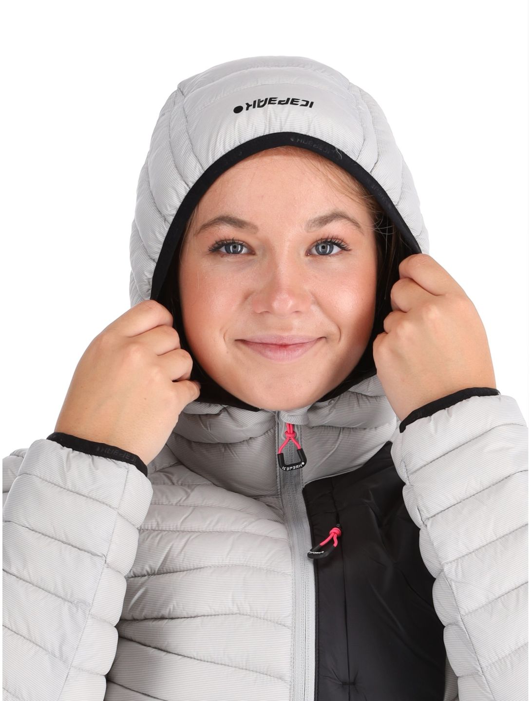 Icepeak, Dix down jacket women Light Grey grey 