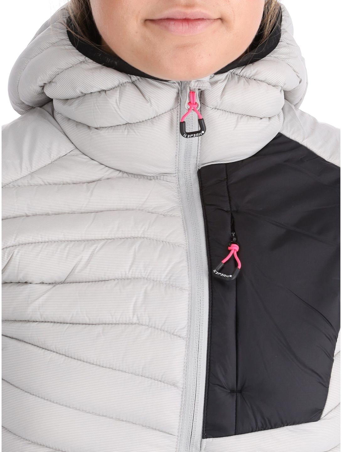 Icepeak, Dix down jacket women Light Grey grey 