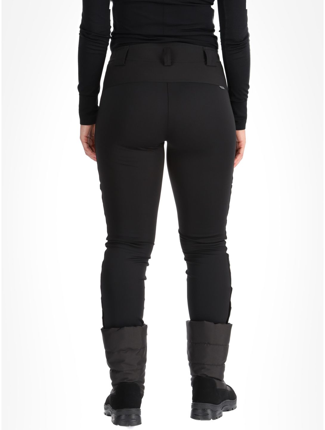 Icepeak, Doral softshell ski pants women Basic Black black 