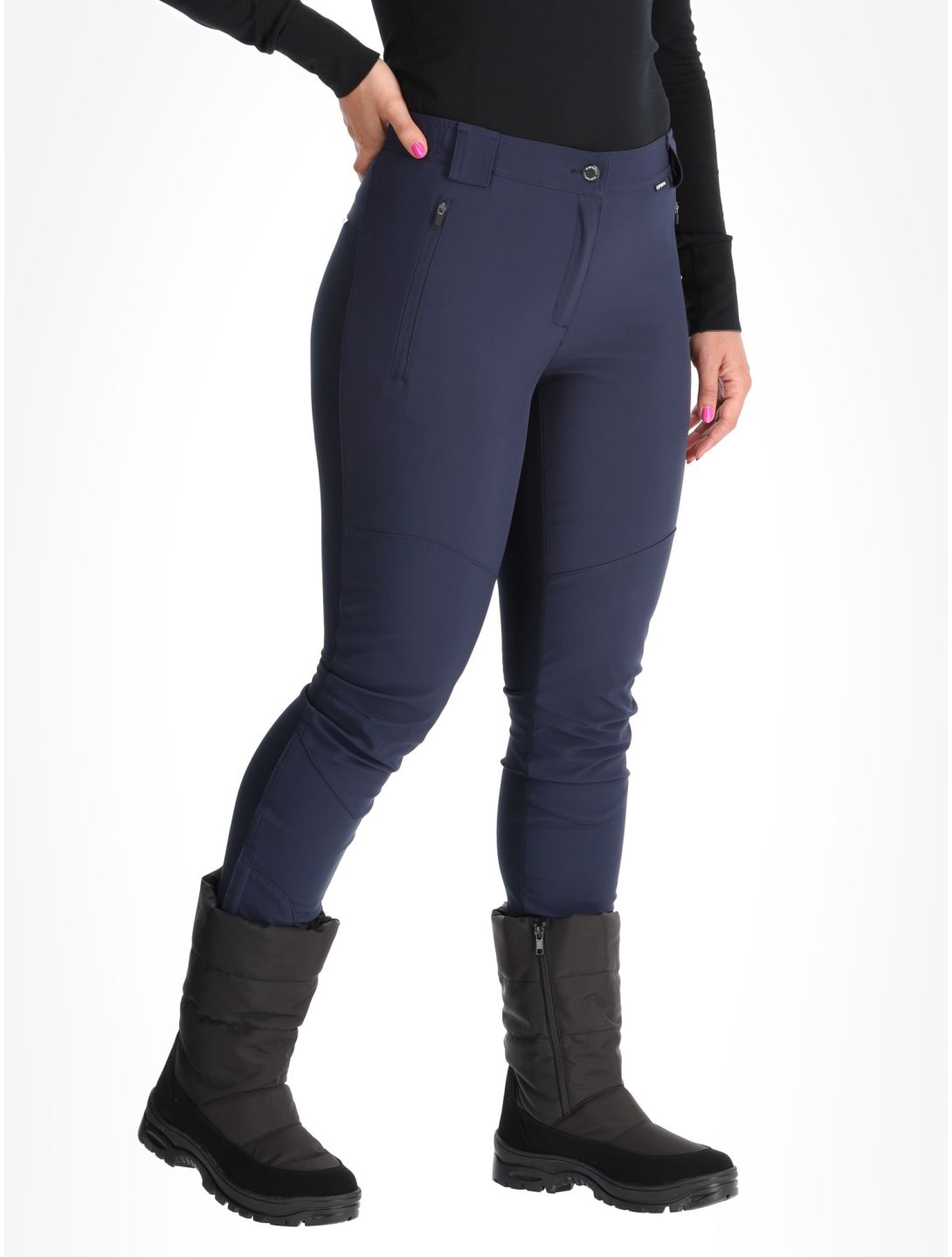 Icepeak, Doral softshell ski pants women Dark Blue blue 