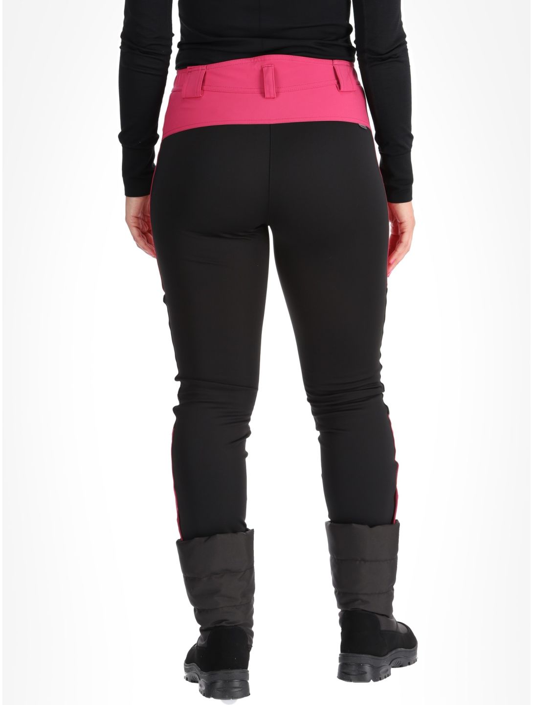 Icepeak, Doral softshell ski pants women Raspberry red 