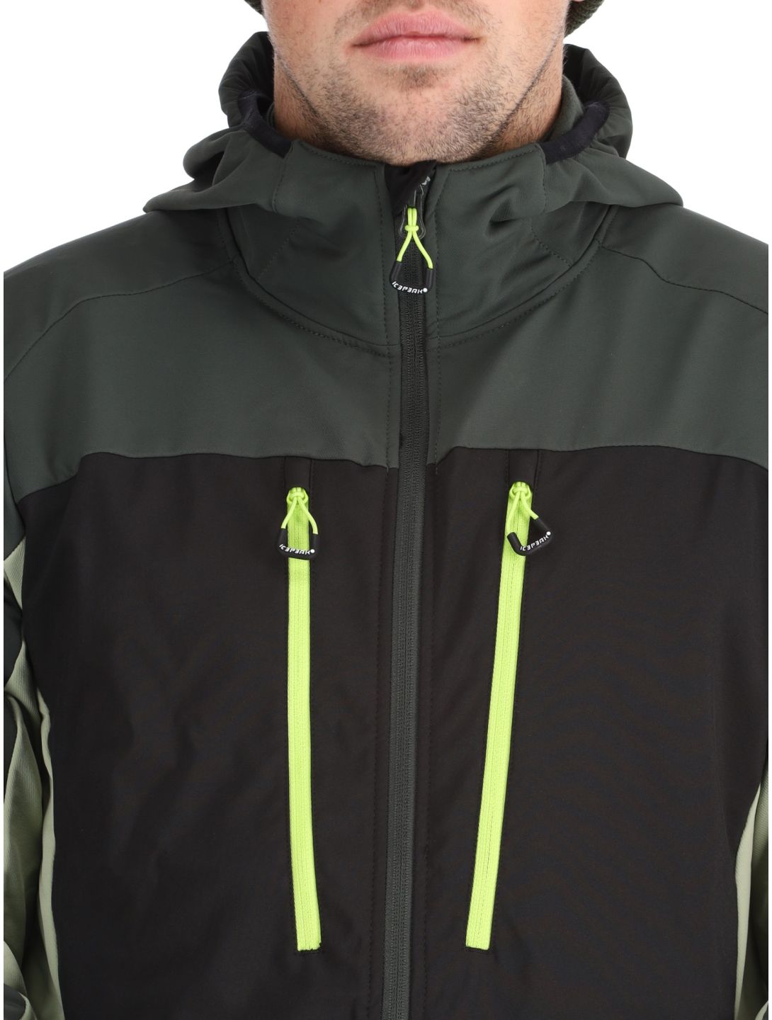 Icepeak, Durham softshell ski jacket men Asparagus green 