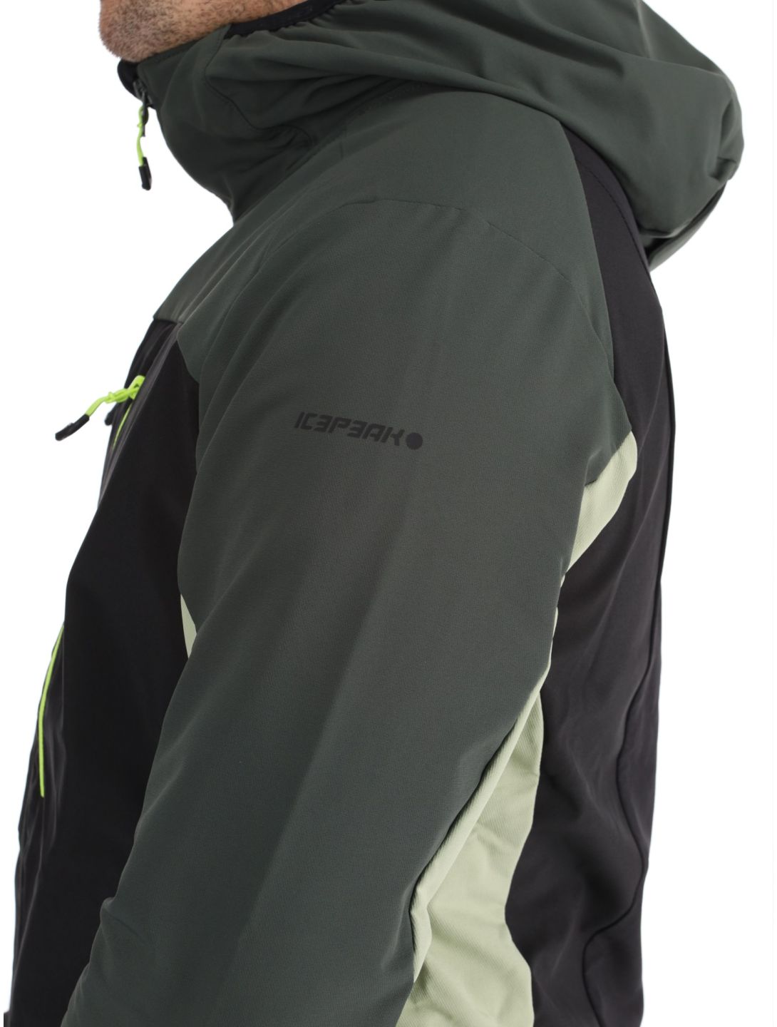 Icepeak, Durham softshell ski jacket men Asparagus green 