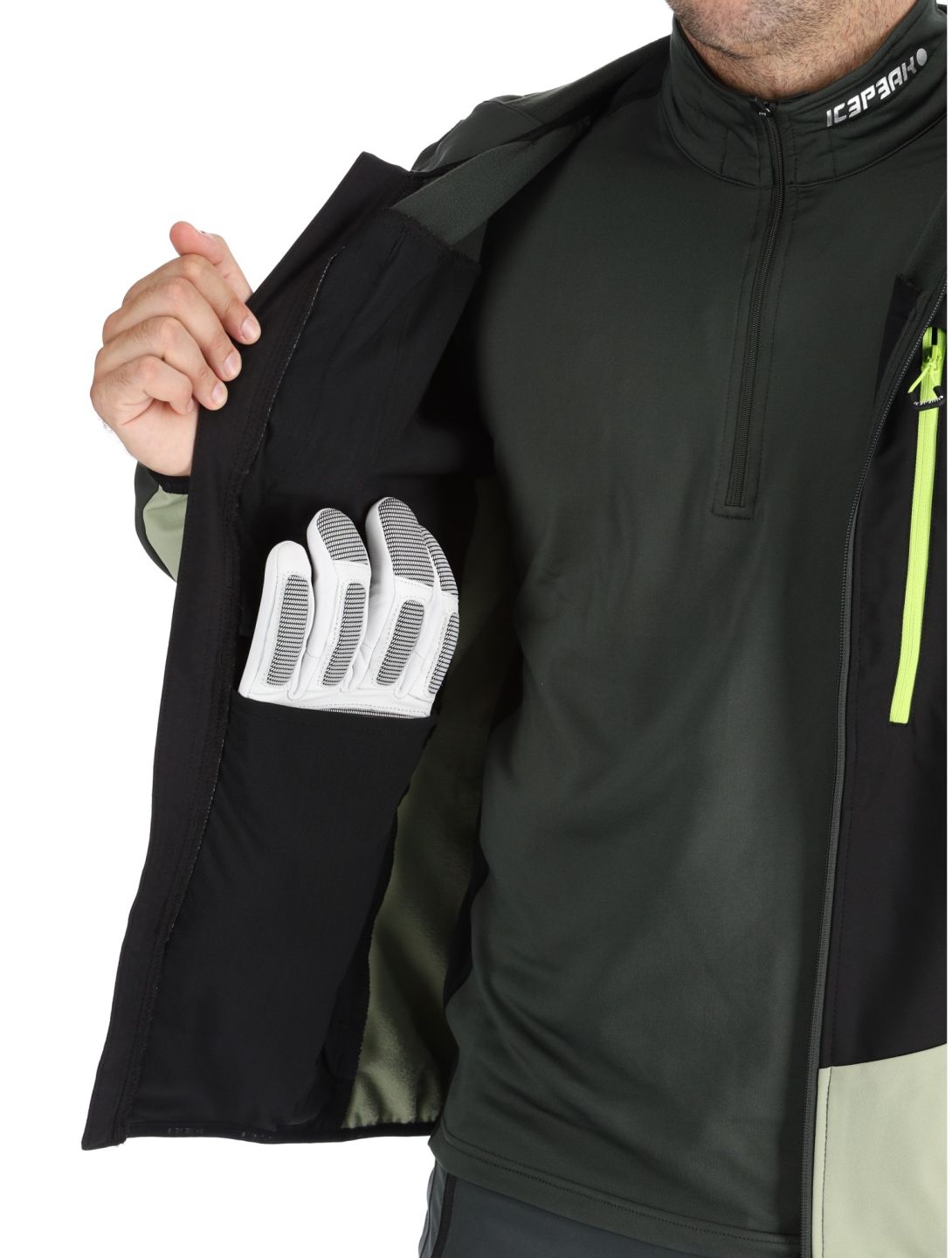 Icepeak, Durham softshell ski jacket men Asparagus green 