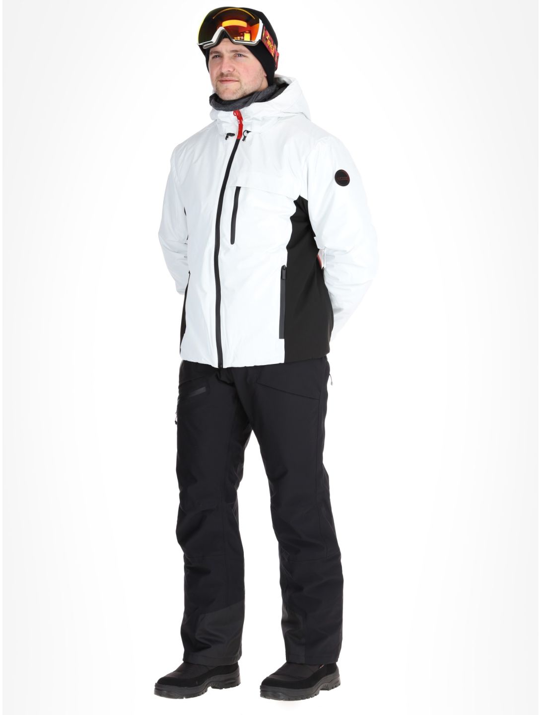 Icepeak, Easton ski jacket men Natural White white 