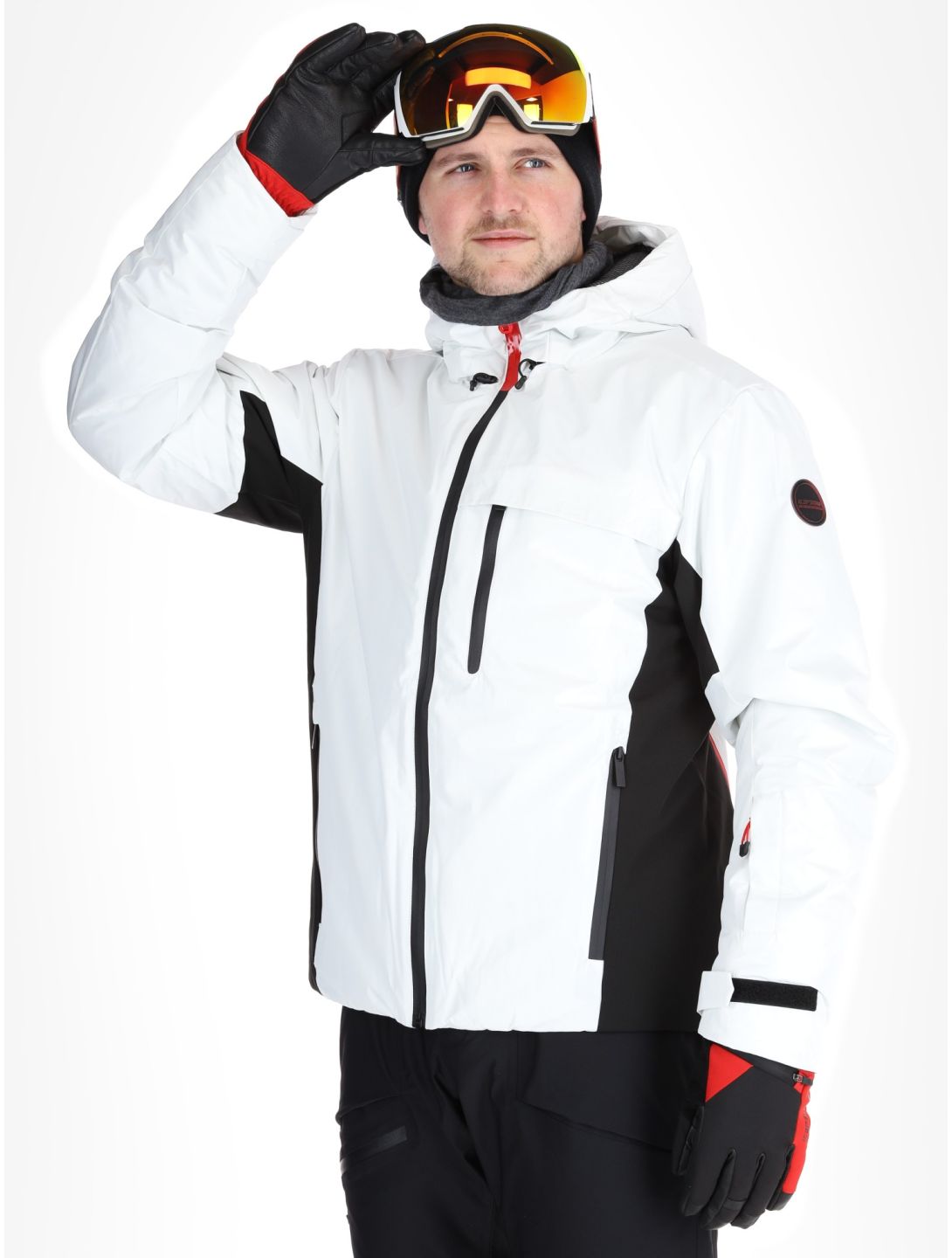 Icepeak, Easton ski jacket men Natural White white 