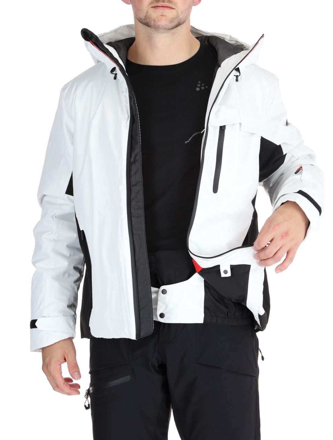 Icepeak, Easton ski jacket men Natural White white 