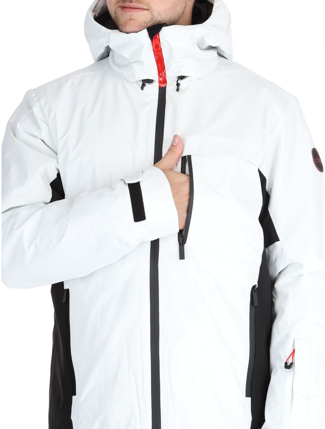 Icepeak, Easton ski jacket men Natural White white 