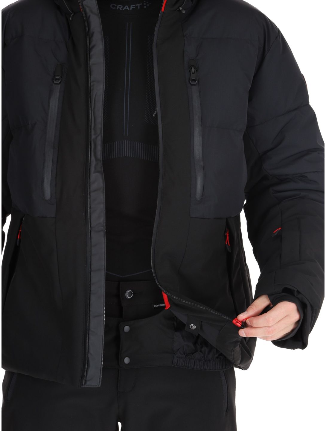 Icepeak, Edgerton ski jacket men Black black 