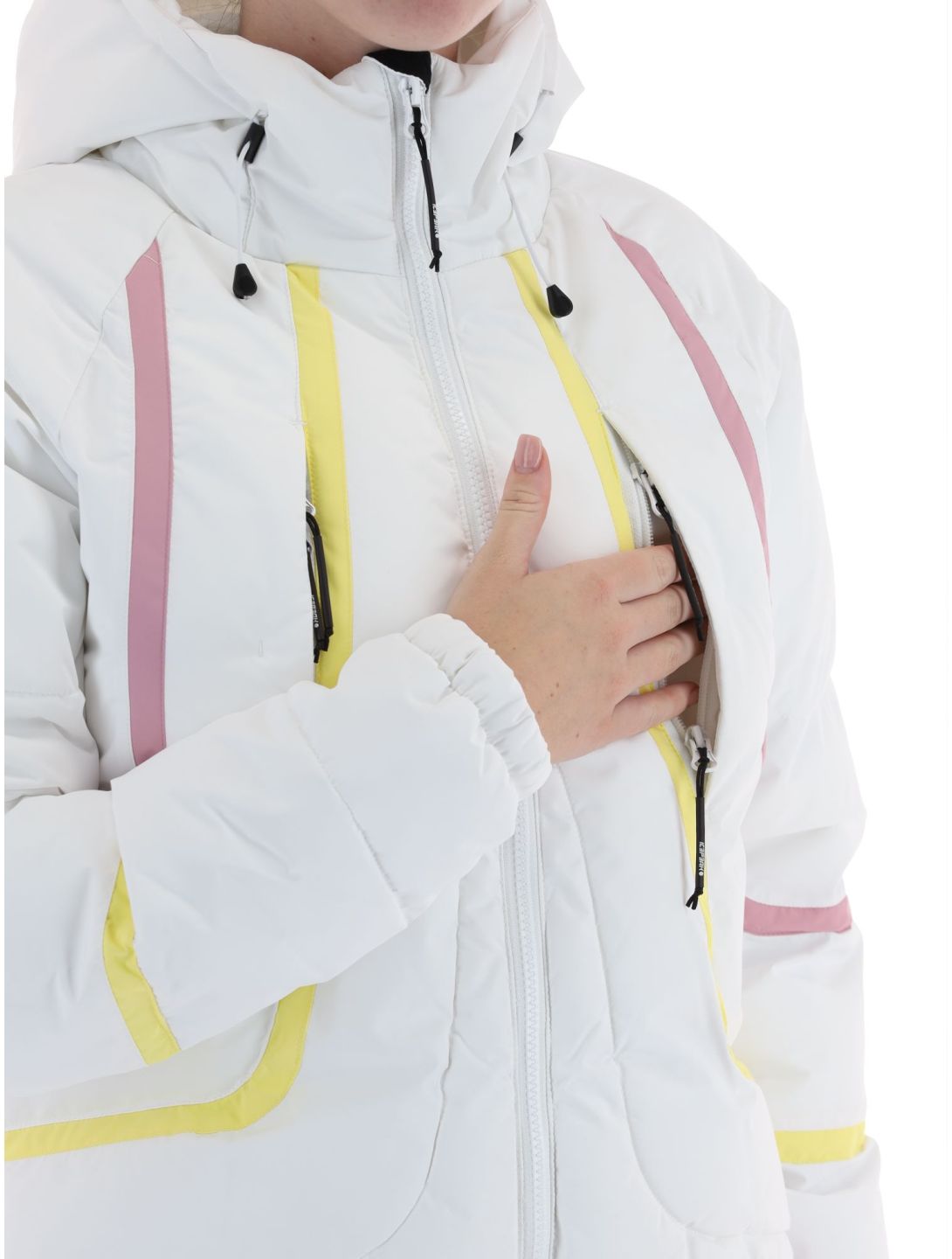 Icepeak, Egypt ski jacket women Optic White white 