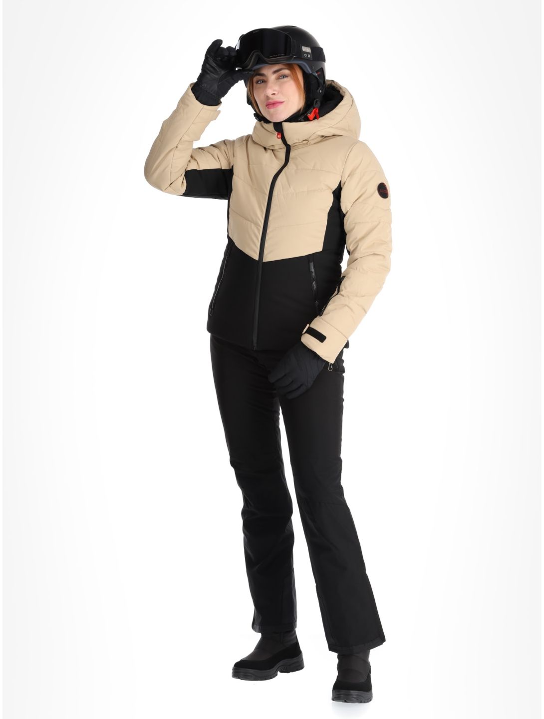 Icepeak, Electra ski jacket women Beige beige 