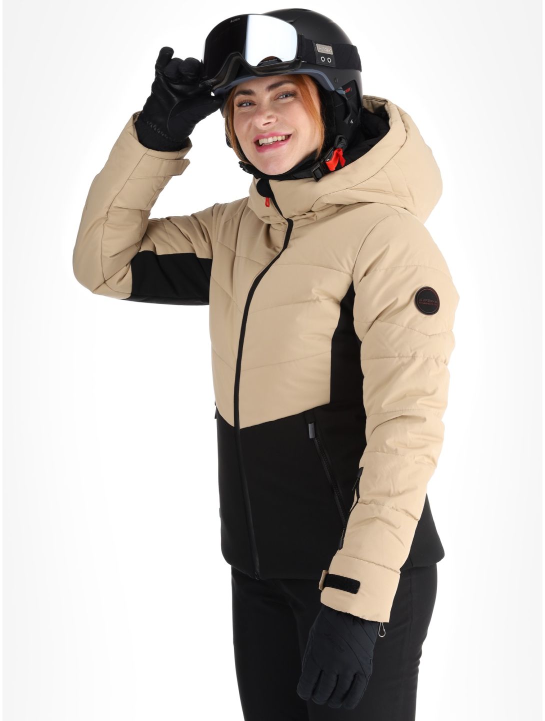 Icepeak, Electra ski jacket women Beige beige 