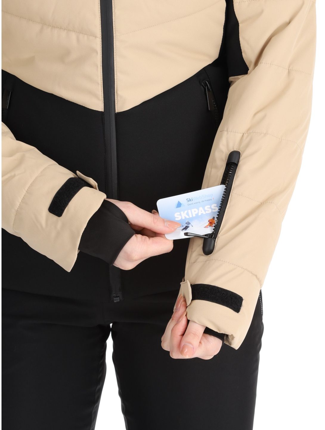 Icepeak, Electra ski jacket women Beige beige 