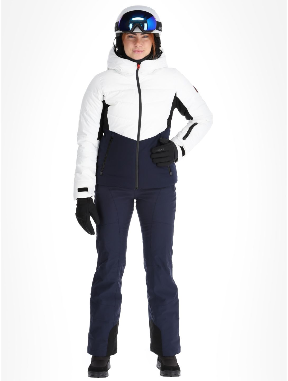 Icepeak, Electra ski jacket women Optic White white 