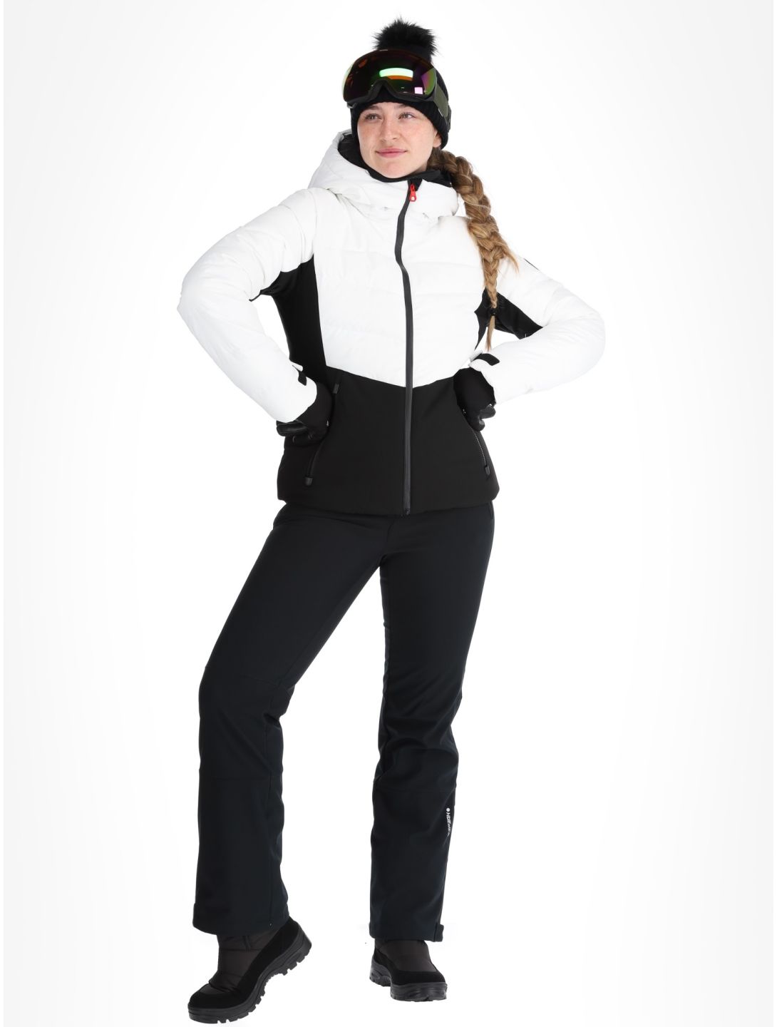 Icepeak, Electra ski jacket women White white 