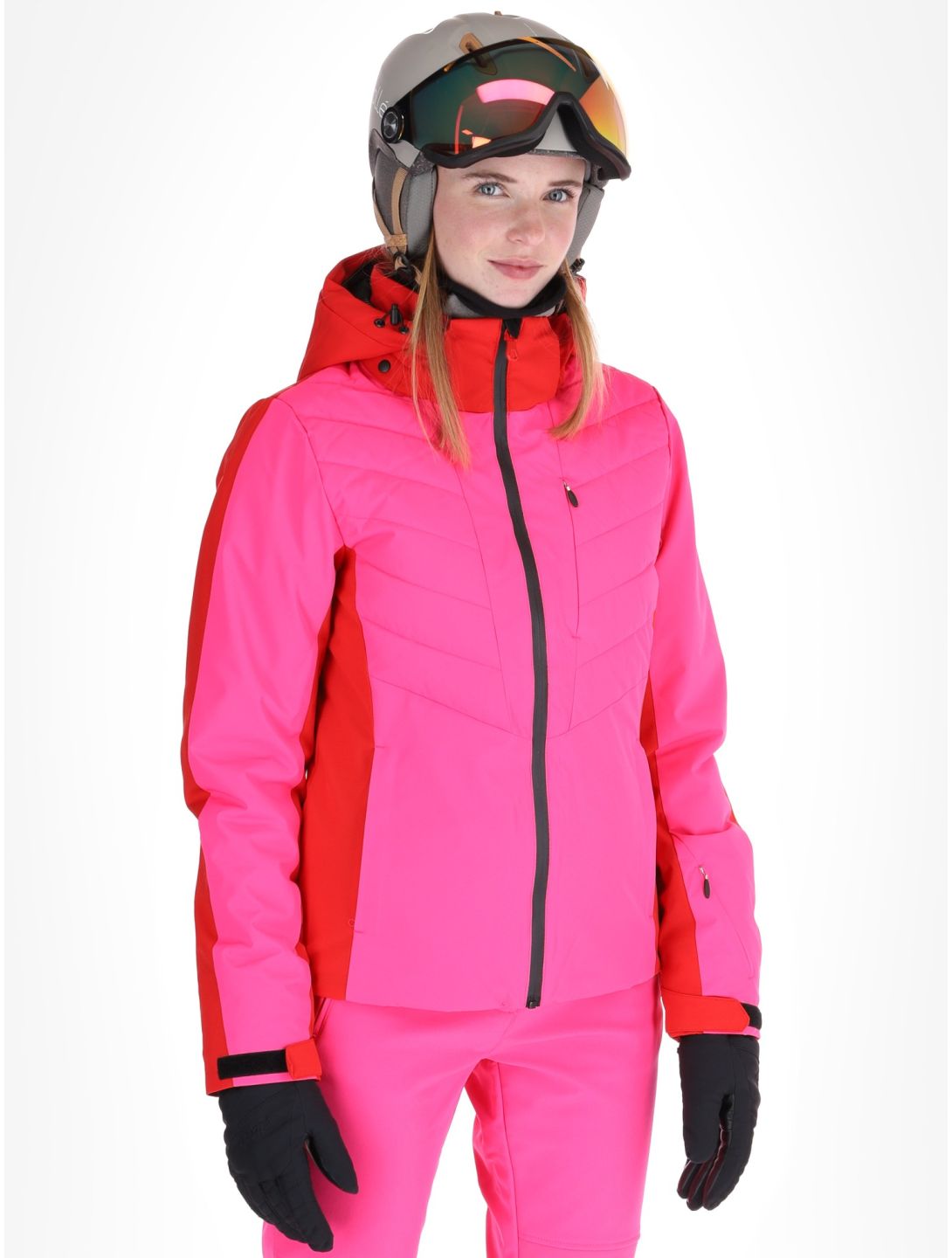 Icepeak, Eleele ski jacket women Raspberry red 