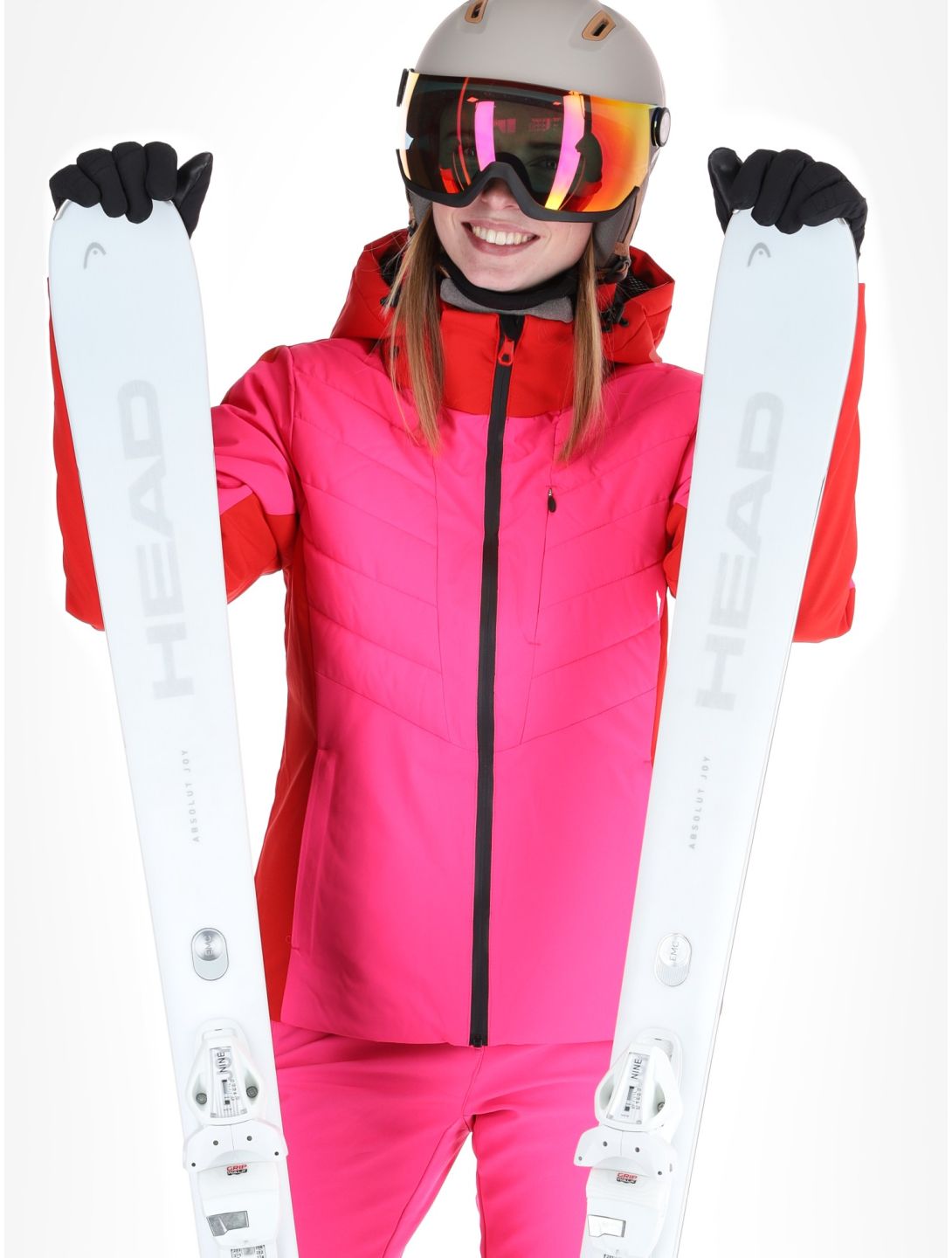 Icepeak, Eleele ski jacket women Raspberry red 