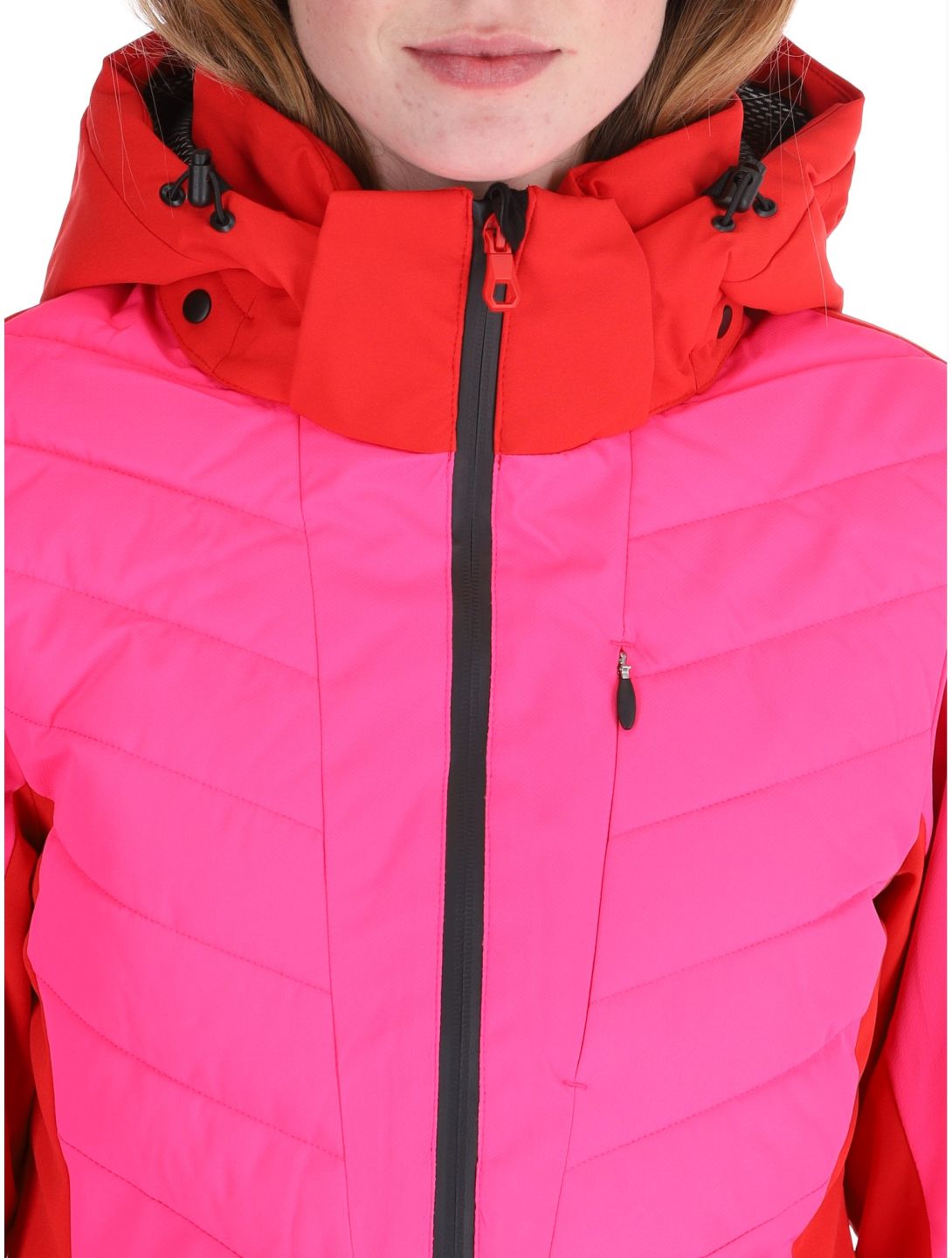 Icepeak, Eleele ski jacket women Raspberry red 