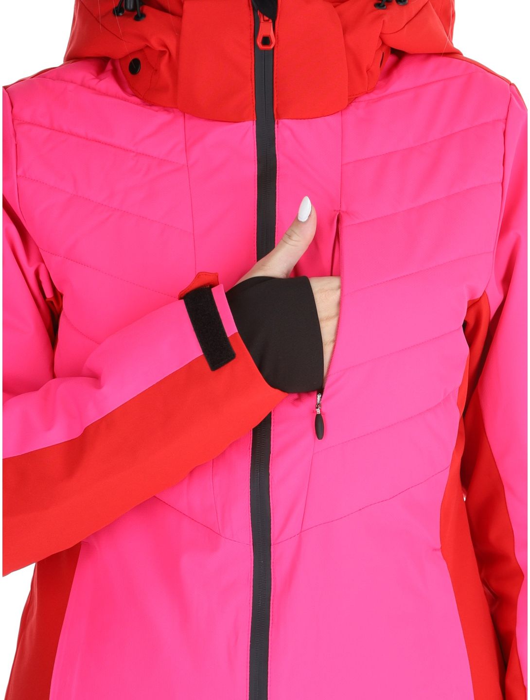 Icepeak, Eleele ski jacket women Raspberry red 