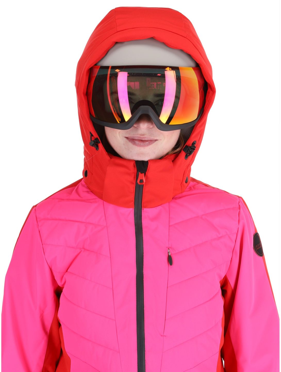 Icepeak, Eleele ski jacket women Raspberry red 