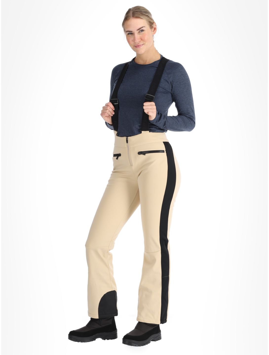 Icepeak, Ellsworth softshell ski pants women Beige beige 