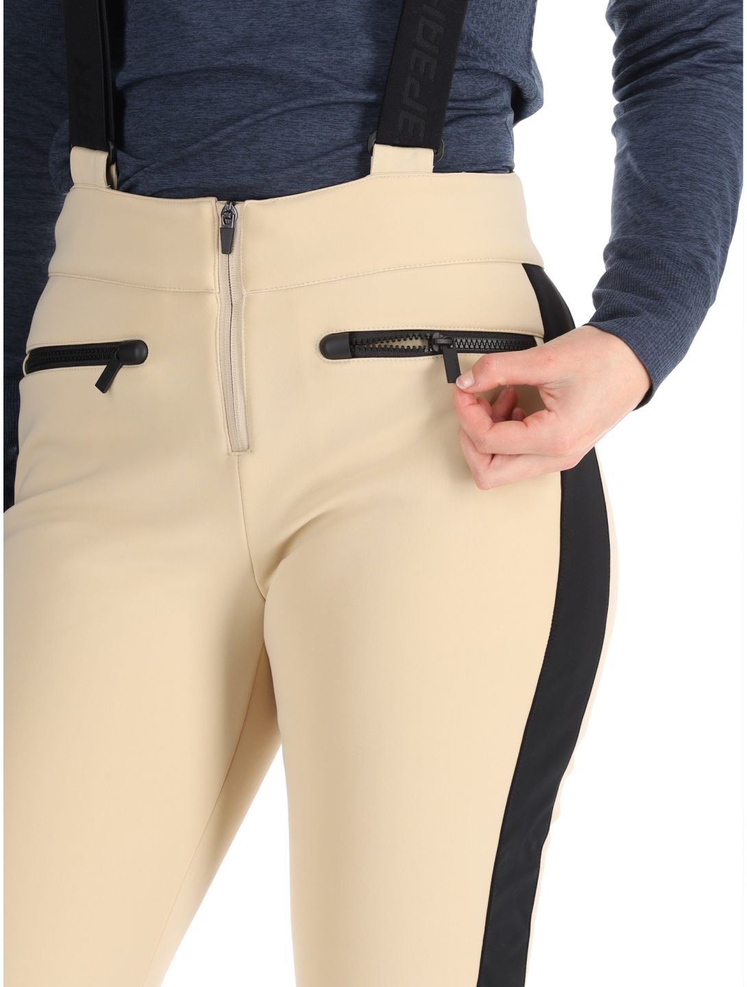 Icepeak, Ellsworth softshell ski pants women Beige beige 