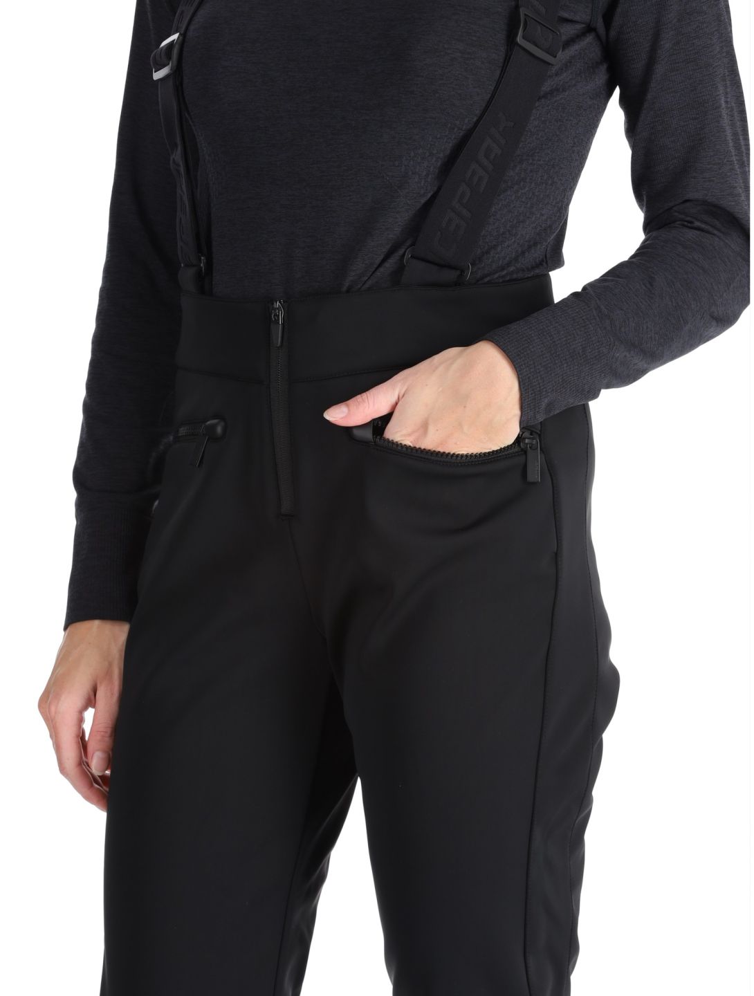 Icepeak, Ellsworth softshell ski pants women Black black 