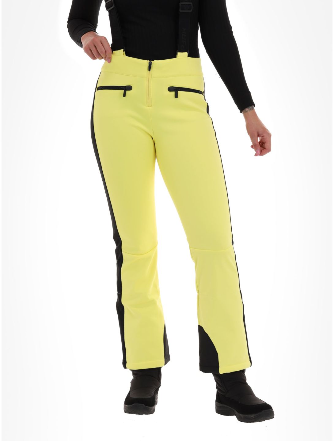 Icepeak, Ellsworth softshell ski pants women Light Yellow yellow 