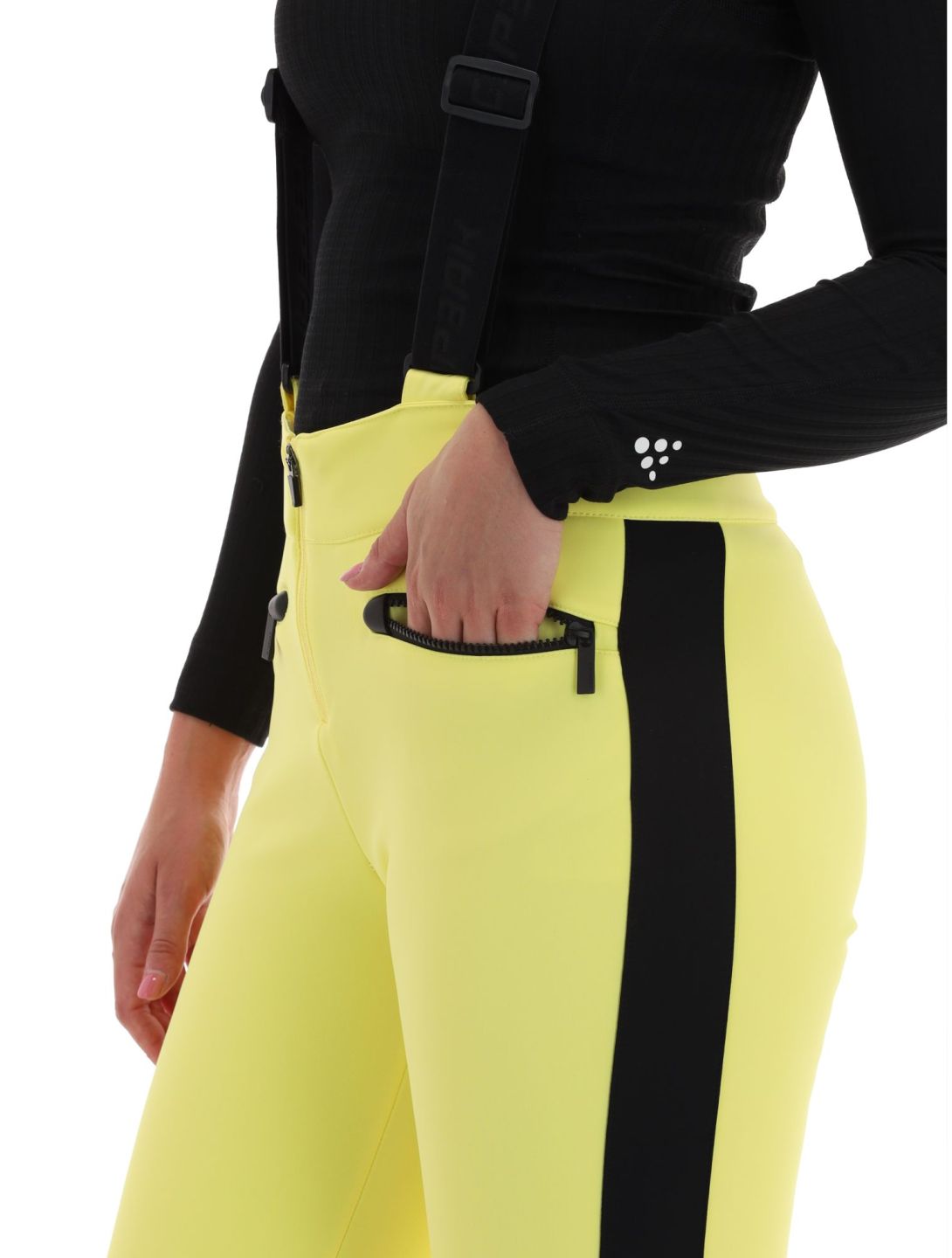 Icepeak, Ellsworth softshell ski pants women Light Yellow yellow 