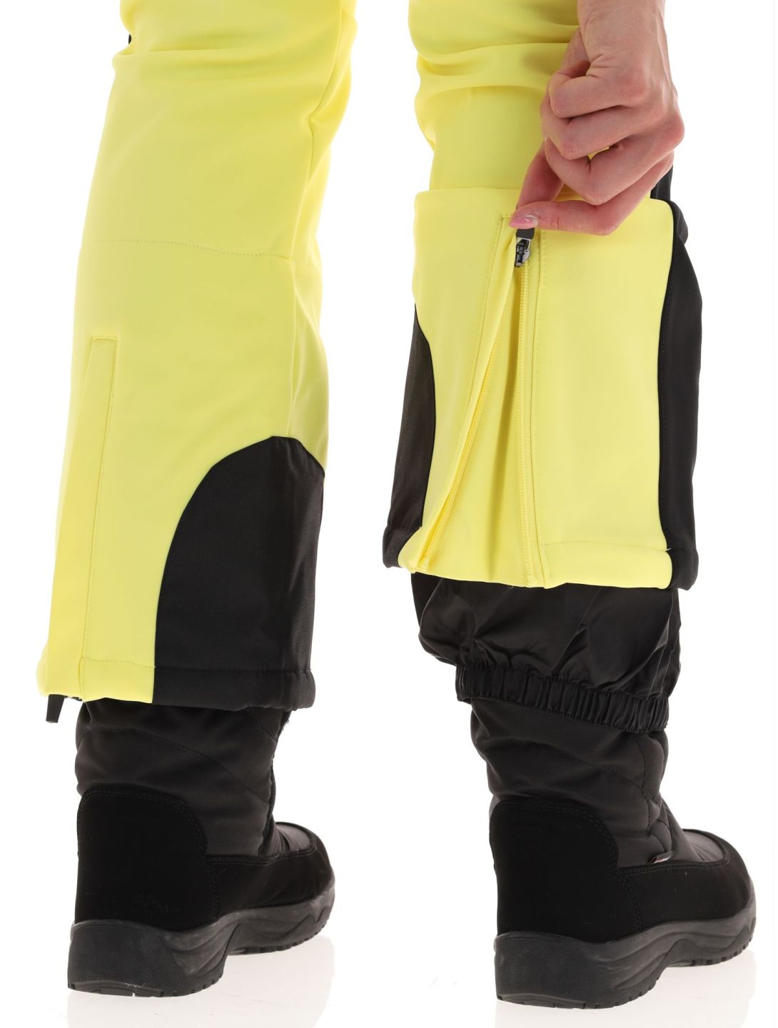 Icepeak, Ellsworth softshell ski pants women Light Yellow yellow 