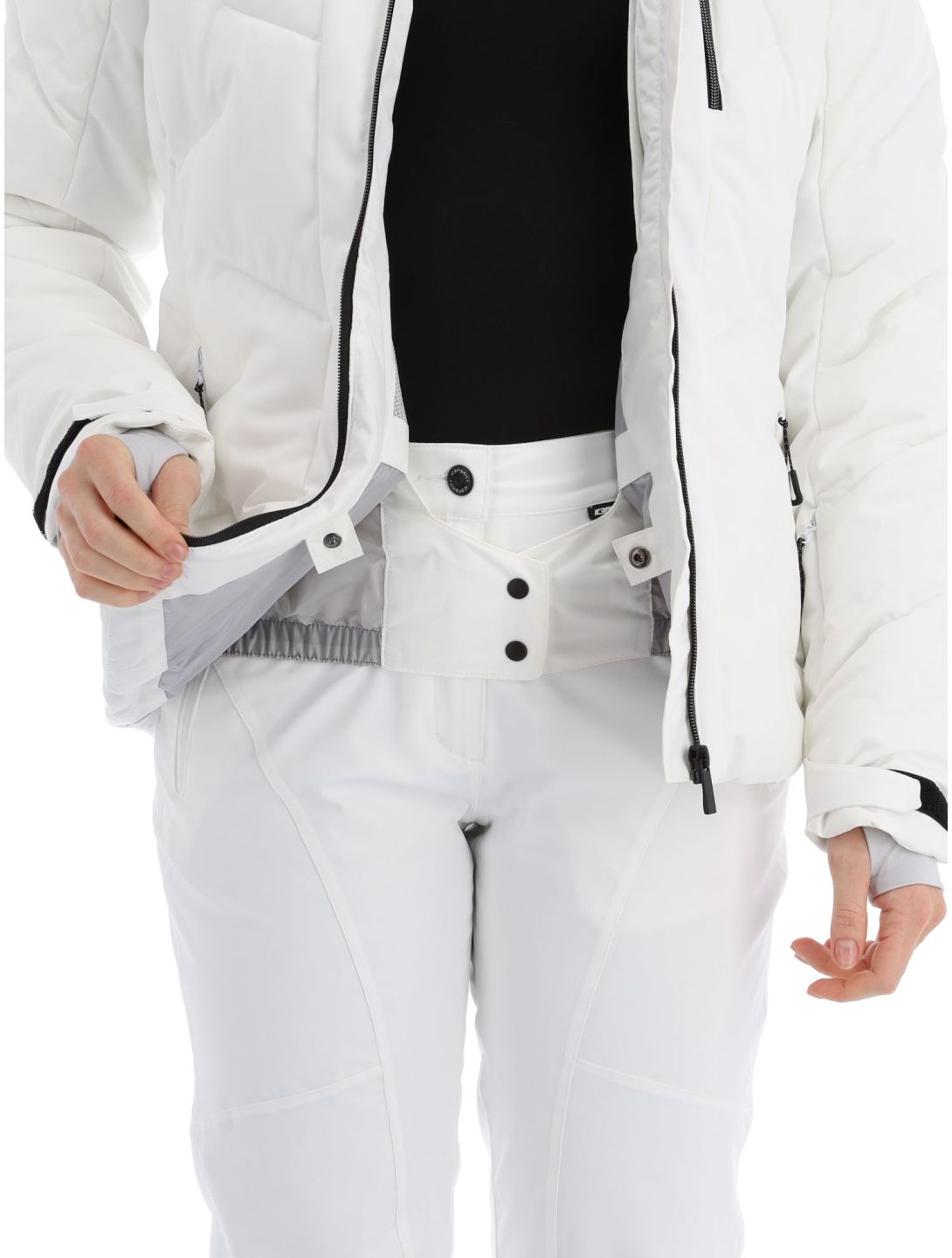 Icepeak, Elsa ski jacket women Optic White white 