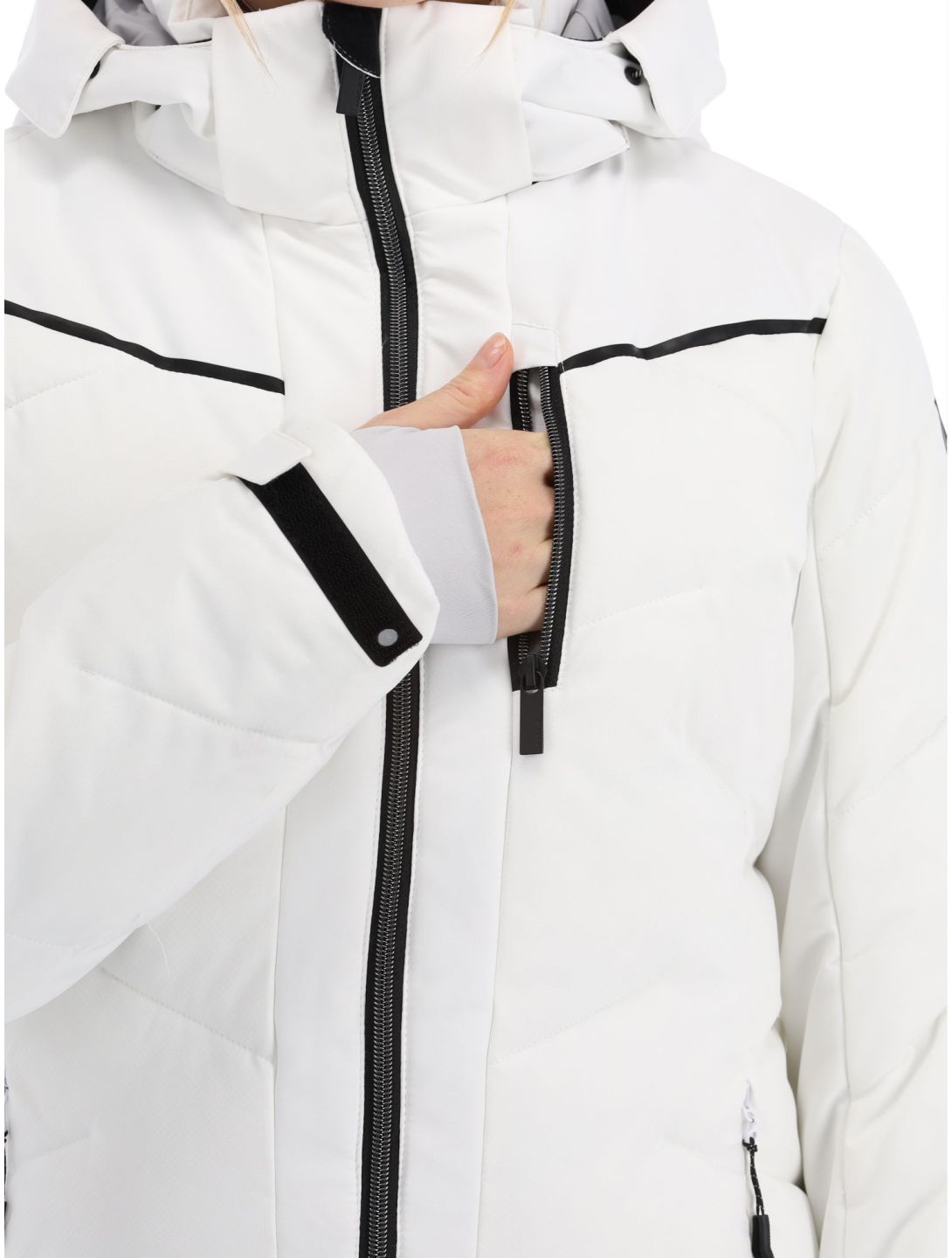 Icepeak, Elsa ski jacket women Optic White white 