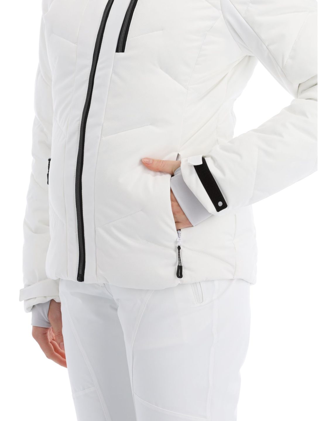 Icepeak, Elsa ski jacket women Optic White white 