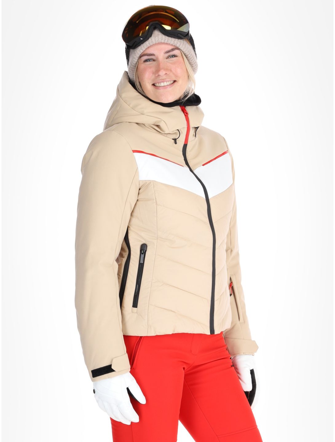 Icepeak, Elsah ski jacket women Beige beige 