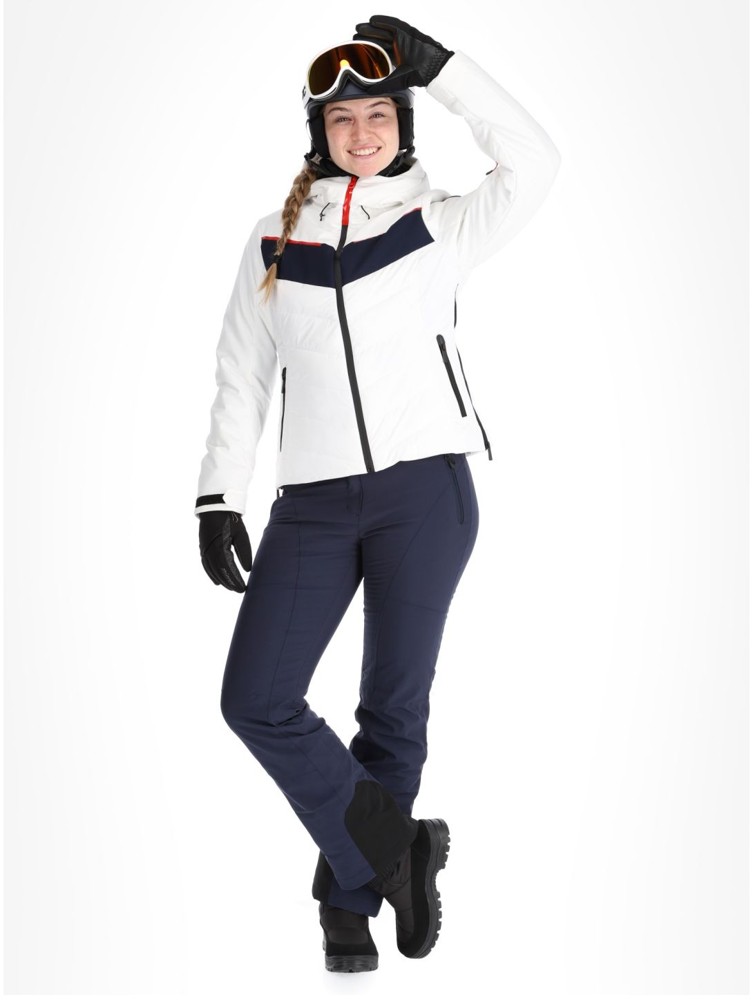 Icepeak, Elsah ski jacket women Optic White white 