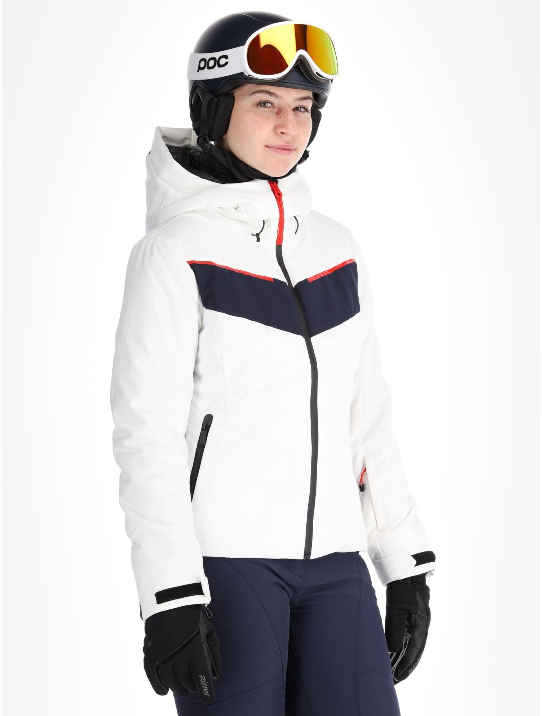 Icepeak, Elsah ski jacket women Optic White white 