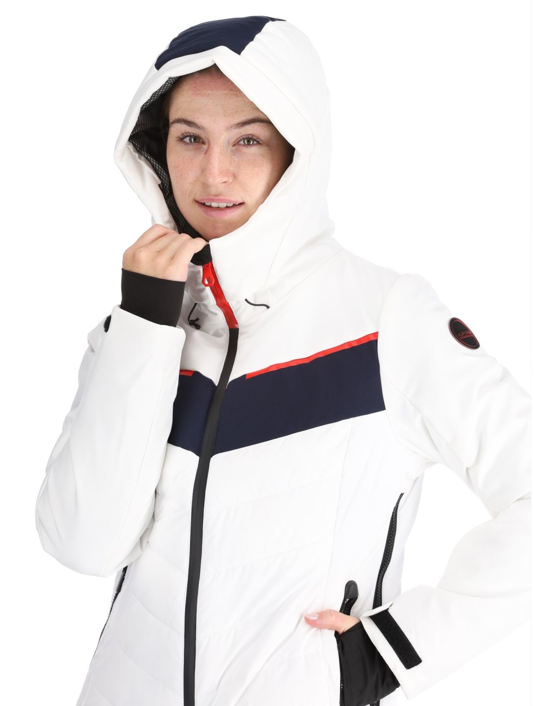 Icepeak, Elsah ski jacket women Optic White white 