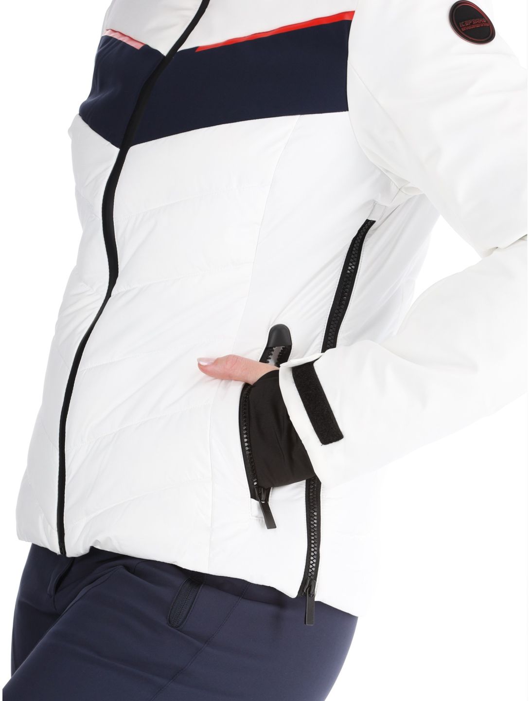 Icepeak, Elsah ski jacket women Optic White white 