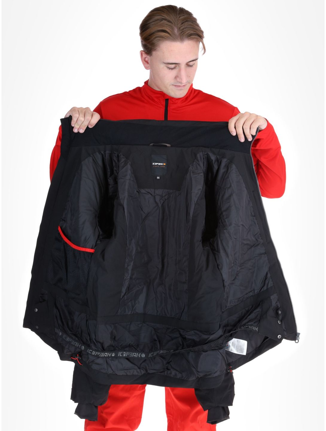 Icepeak, Emmet ski jacket men Black black 