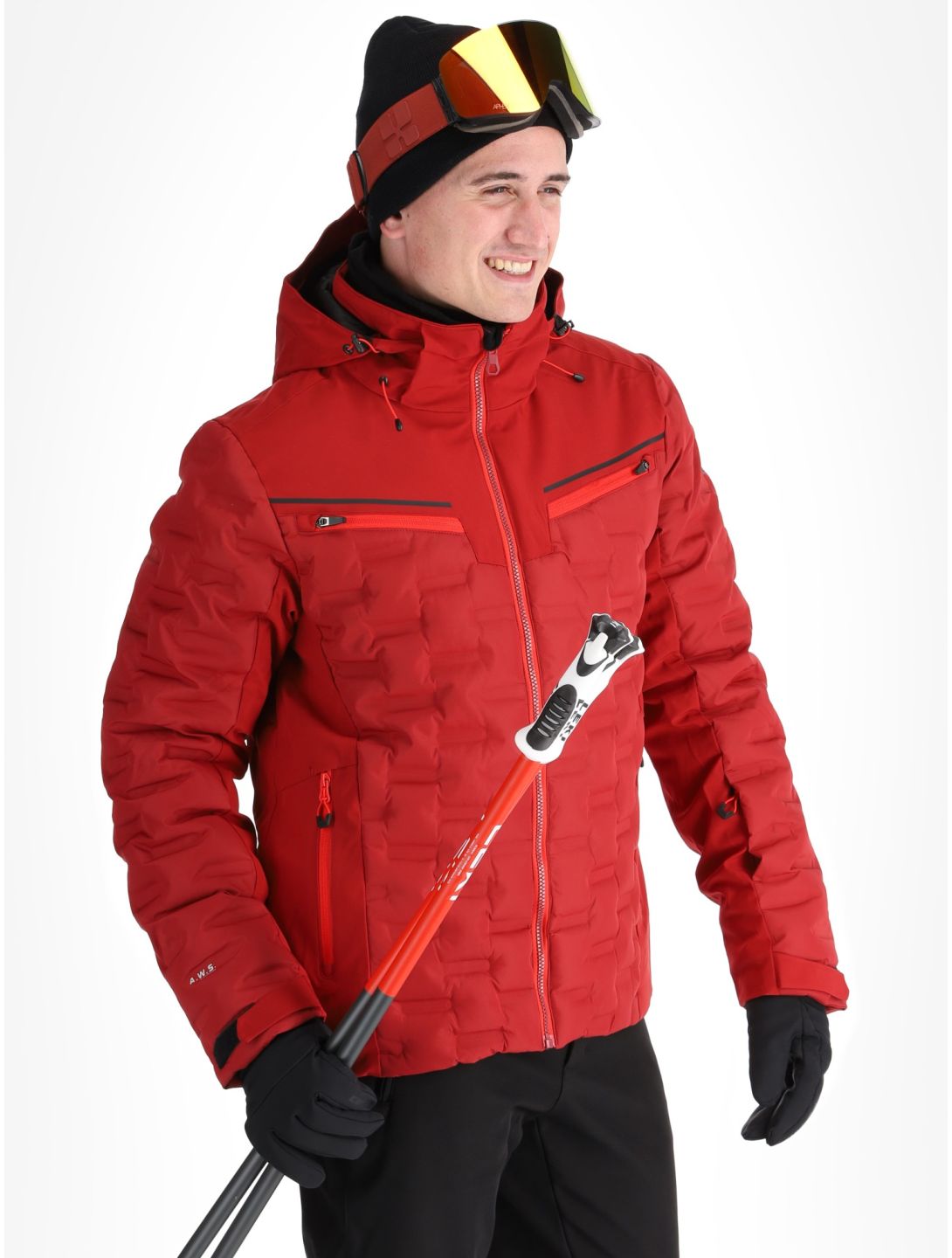 Icepeak, Emmet ski jacket men Cranberry red 