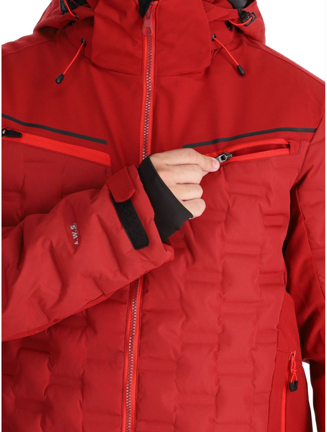 Icepeak, Emmet ski jacket men Cranberry red 