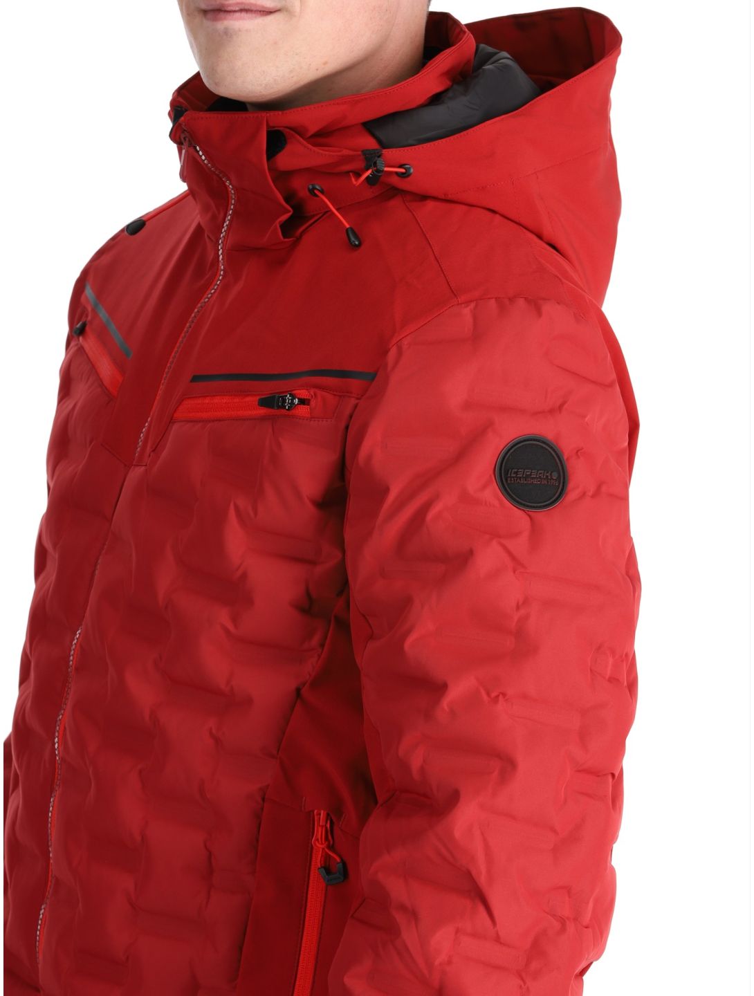 Icepeak, Emmet ski jacket men Cranberry red 