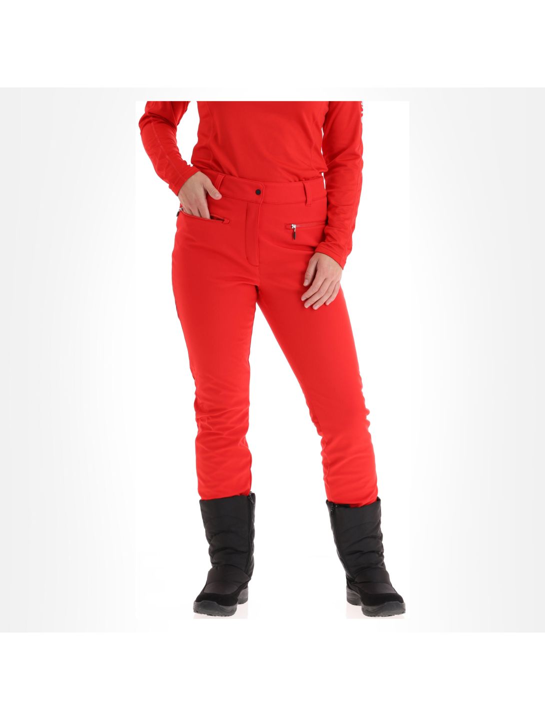 Icepeak, Enigma softshell ski pants women classic red 